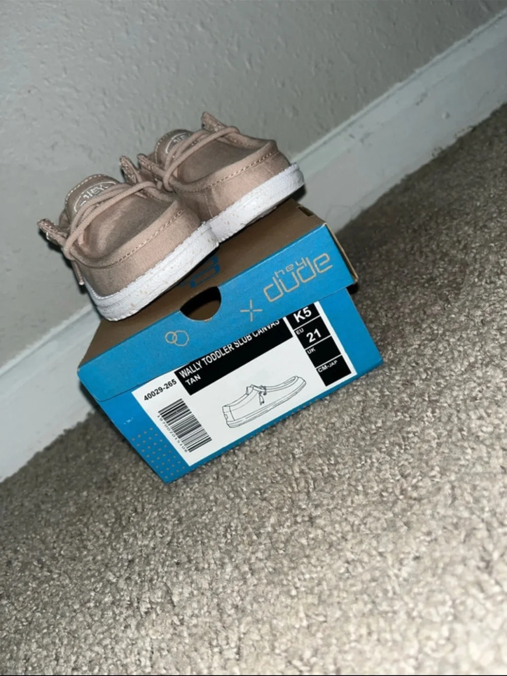 Hey Dude Toddler Slip-On Shoes - Tan